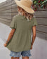 Tie Neck Flowy Sleeve Blouse