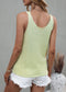 Knit Scoop Neck Tank Top