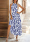 Halter Neck Tiered Summer Dress