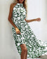 Halter Neck Tiered Summer Dress