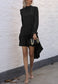 High Neck High Low Dress