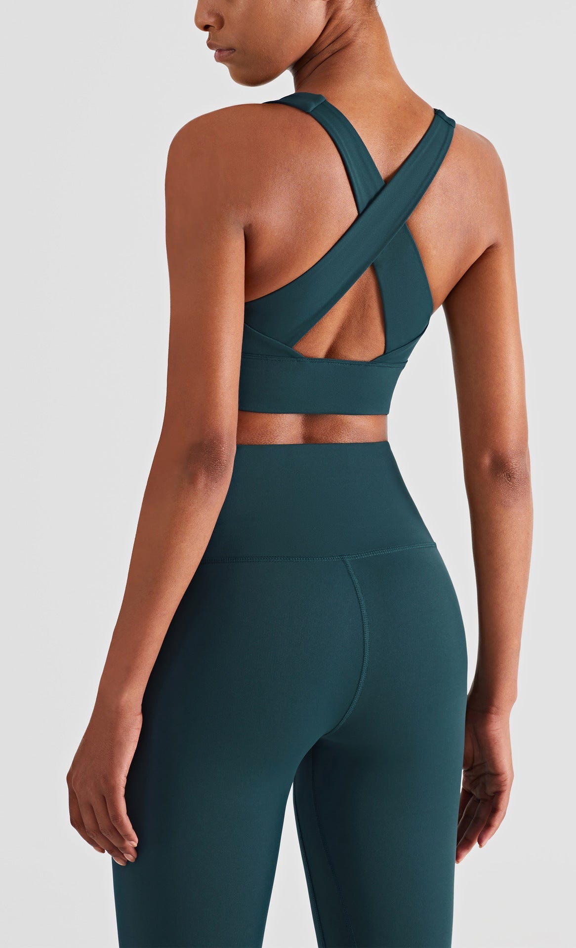 Soft Buttery Cross Back Fitness Sports Bra