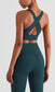 Soft Buttery Cross Back Fitness Sports Bra