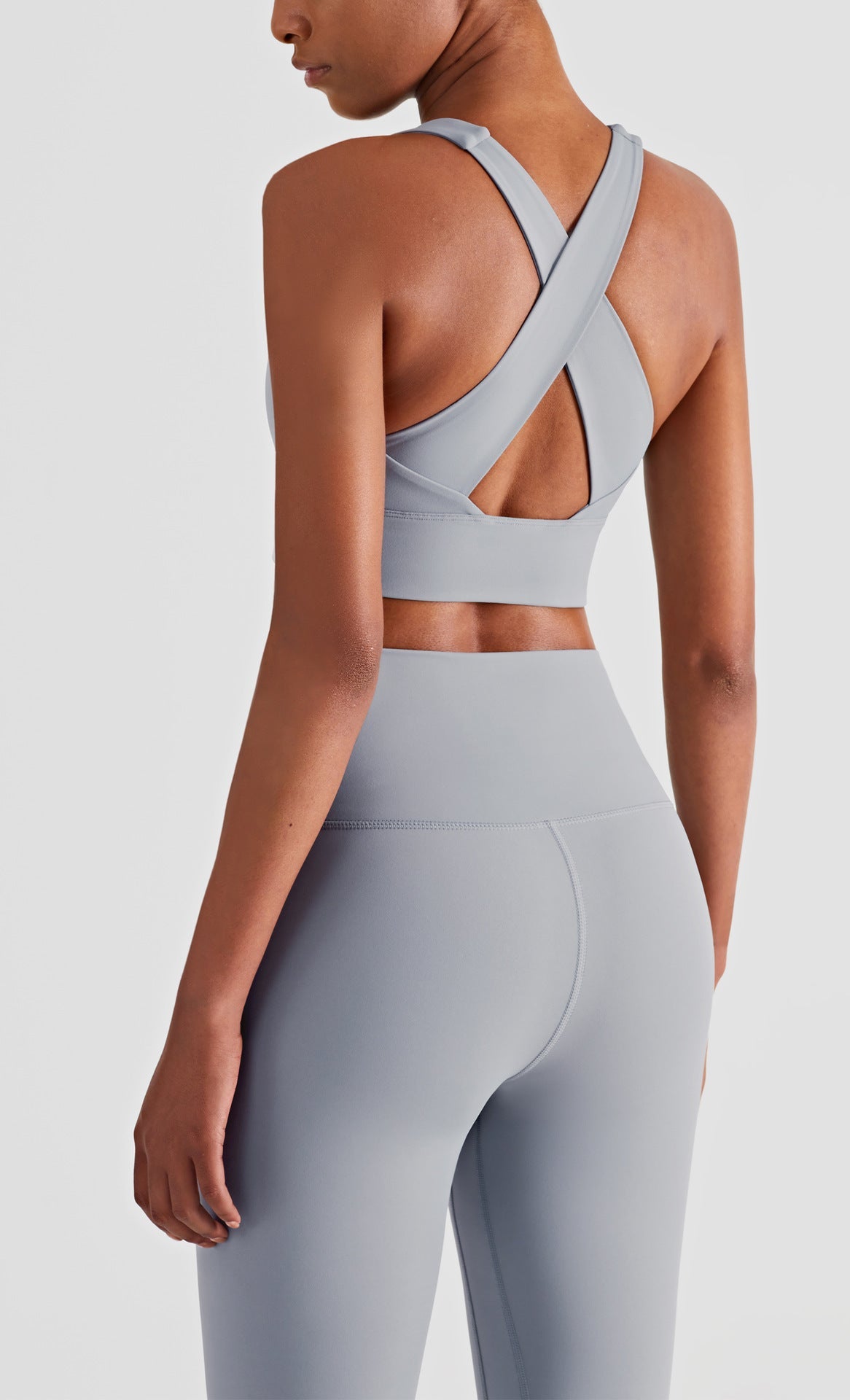 Soft Buttery Cross Back Fitness Sports Bra