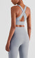 Soft Buttery Cross Back Fitness Sports Bra