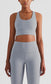 Soft Buttery Cross Back Fitness Sports Bra