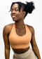 Soft Buttery Cross Back Fitness Sports Bra