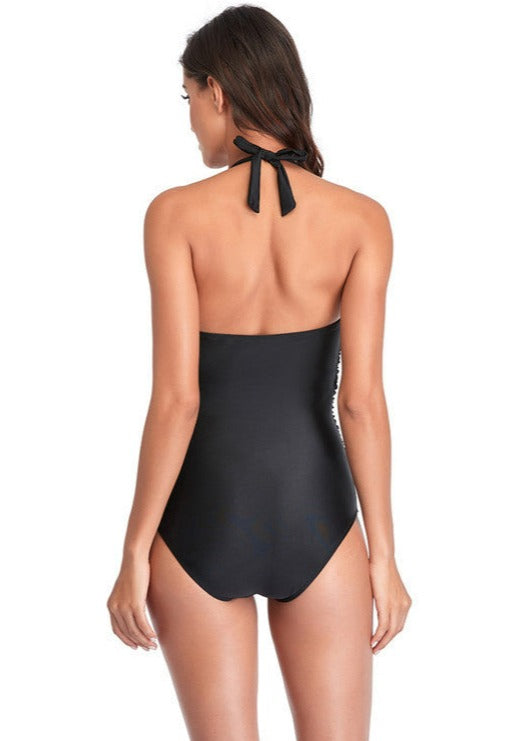 Halter Plunge O Ring One-Piece