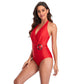 Halter Plunge O Ring One-Piece