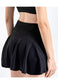 Mini Ruffled Flounce Lined Circle Tennis Skirt