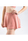 Mini Ruffled Flounce Lined Circle Tennis Skirt