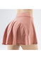 Mini Ruffled Flounce Lined Circle Tennis Skirt