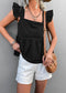 Ruffle Peplum Light Top