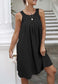 Halter Neck Pleated Shift Dress