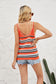 Scoop Neck Striped Tank Top