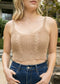 Scoop Neck Cable Knit Top