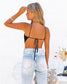 Bandana Hem Open Back Top