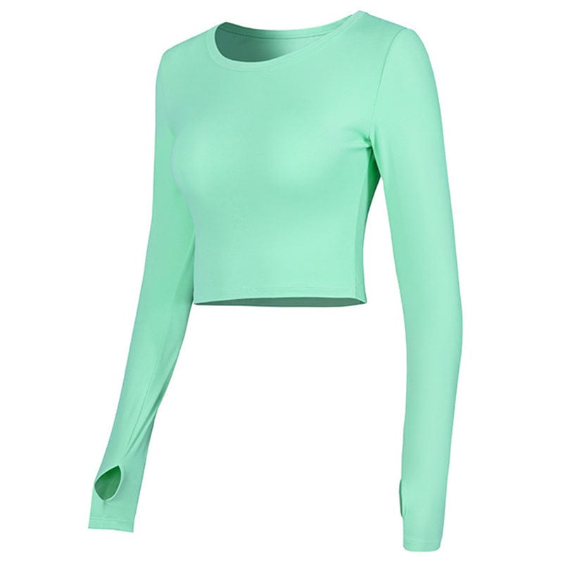 Buttery Soft Seamless Long Sleeve Cropped Top