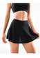 Breathable Ruffled Active Skirt