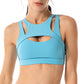 Caged Front Strappy Sports Bra