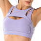 Caged Front Strappy Sports Bra