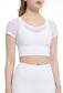 Mesh Cover Sports Bra Top