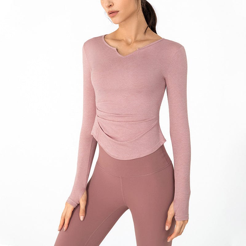 Athletic Yoga Long Sleeves Tops