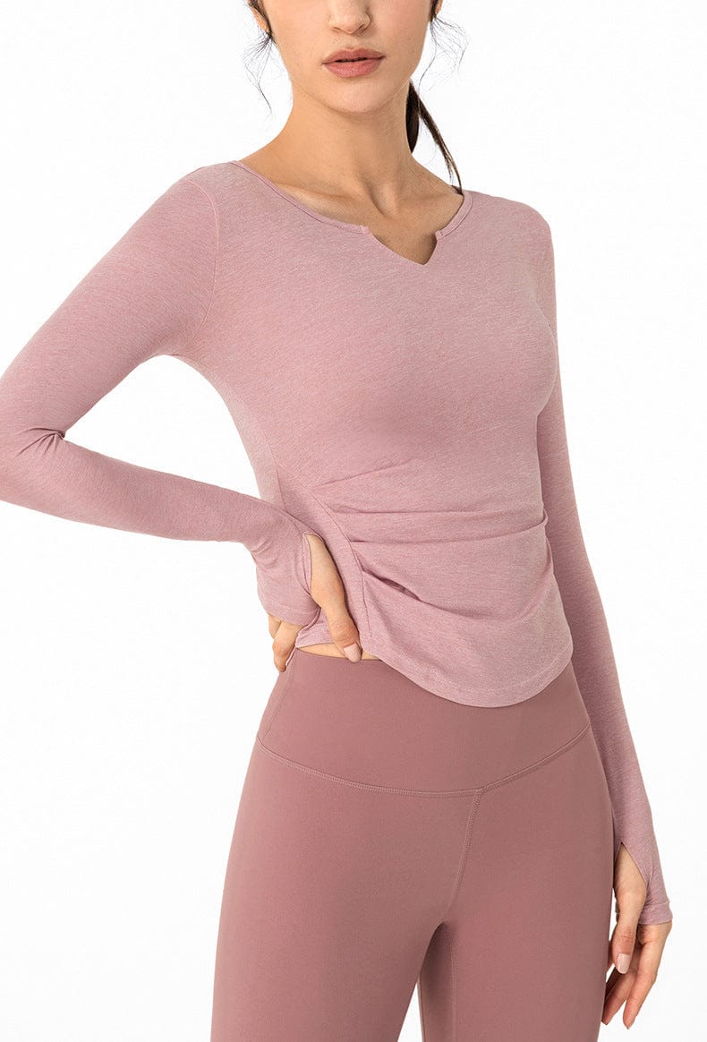 Athletic Yoga Long Sleeves Tops