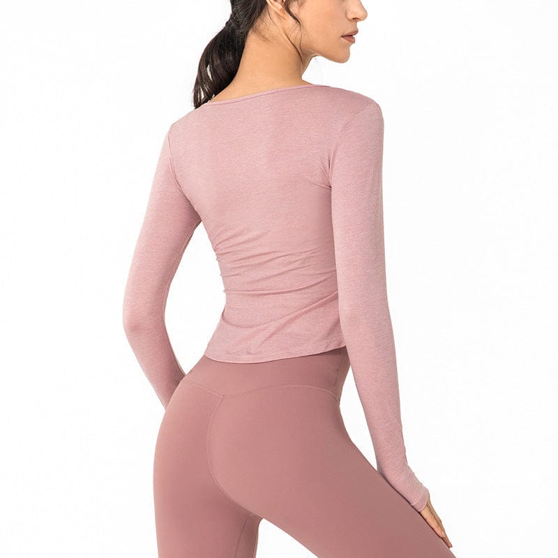 Athletic Yoga Long Sleeves Tops