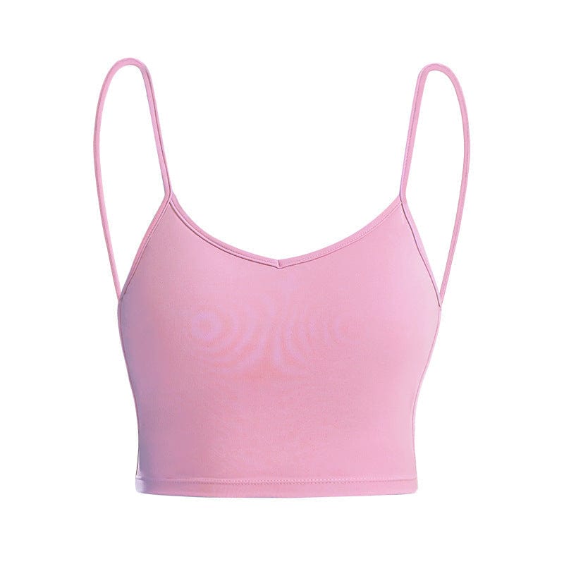 Open Back Spaghetti Straps Tank Top
