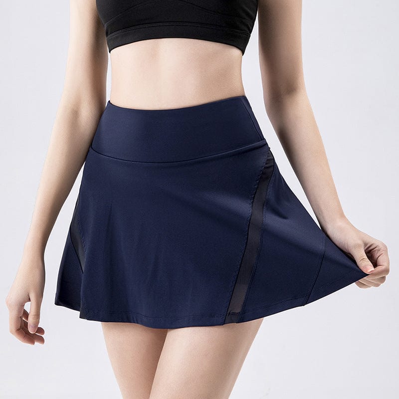 Mesh Paneling Active Skort