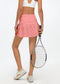Ruffled Back Mid Rise Tennis Skort