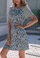 Two Tone Raglan Sleeve Dress