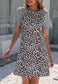 Two Tone Raglan Sleeve Dress