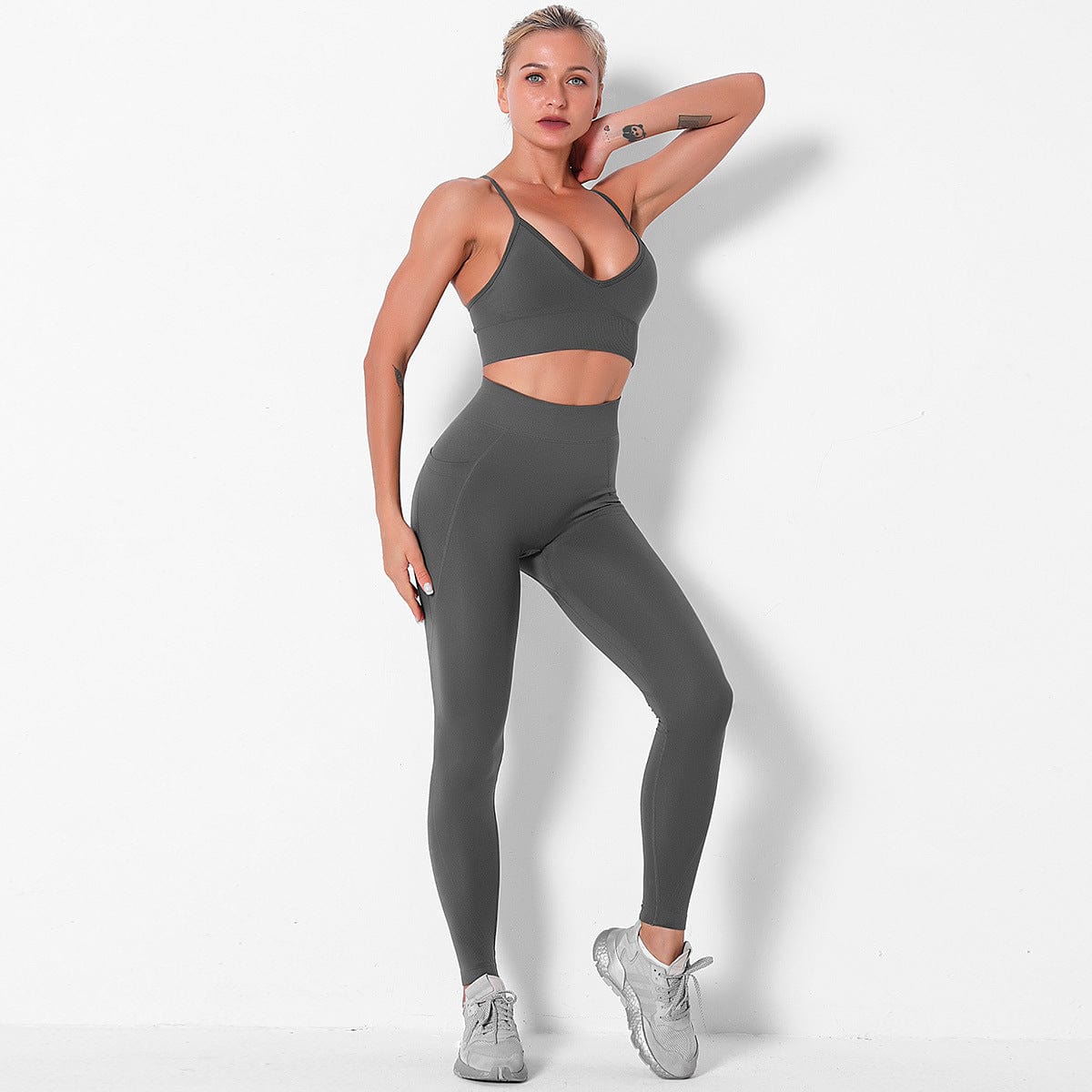 Racerback Strappy Two Piece Set
