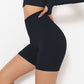 Ribbed High Rise Sculpting Biker Shorts