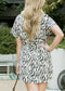 Animal Print Collared Light Dress