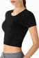 Contouring Cropped Tee Shirt