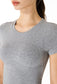 Contouring Cropped Tee Shirt