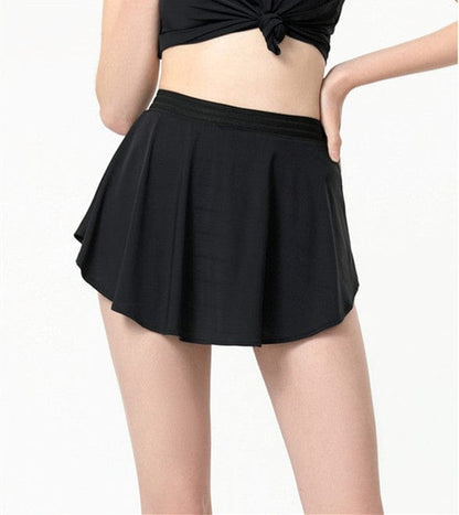 Loose Ruffled Active Skort