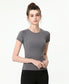 Long Fitted Short Sleeve Active Top