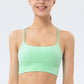 Double Crossing Straps Sports Bra