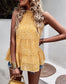 Ruffle Neck Tiered Blouse