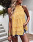 Ruffle Neck Tiered Blouse