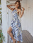 Halter Neck Overlap Dress