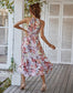 Halter Neck Overlap Dress