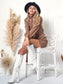 Turtleneck Cable Knit Sweater Dress