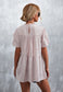 Ruffle Neck Tiered Light Blouse