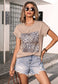 Leopard Print Square T-Shirt