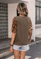 Contrast Two Tone Basic T-Shirt